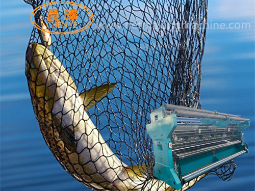 HDPE PET NAYLON Balık Ağı Düğümsüz Açık Balık Ağı makinesi
