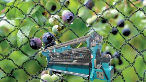 6100*1700*2400 HDPE Plastik Ağ Makinesi E6 Ölçüm 500-550rpm Hız