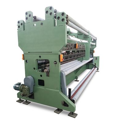 Computerized Raschel Warp Knitting Machine with 3-Rollers Positive Yarn Let-Off System and E6/E7/E8/E9/E12/E14 Gauge for 135-340" Working Width