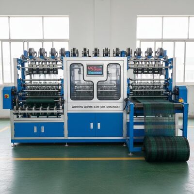 Özelleştirilebilir Çalışma Genişliği ve Yüksek Hızlı (200-450rpm) UV Koruyucu Gölgeleme Filesi Üretim Makinesi