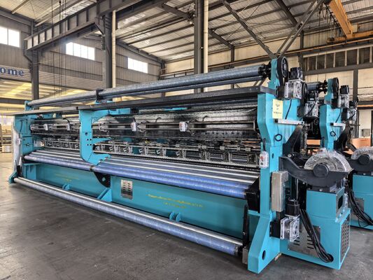 220 inçlik Raschel Warp örgü makinesi net üretim için istikrarlı performansla